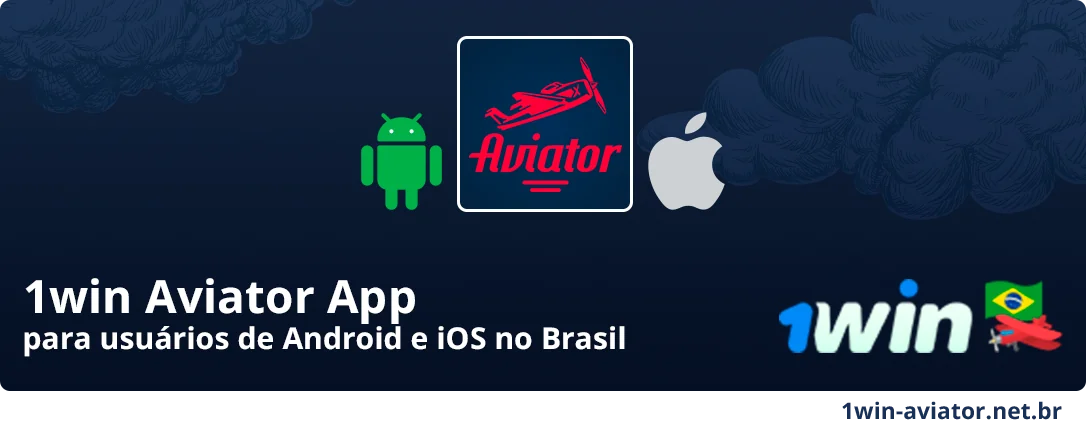 Aplicativos Android e iOS para o jogo 1Win Aviator