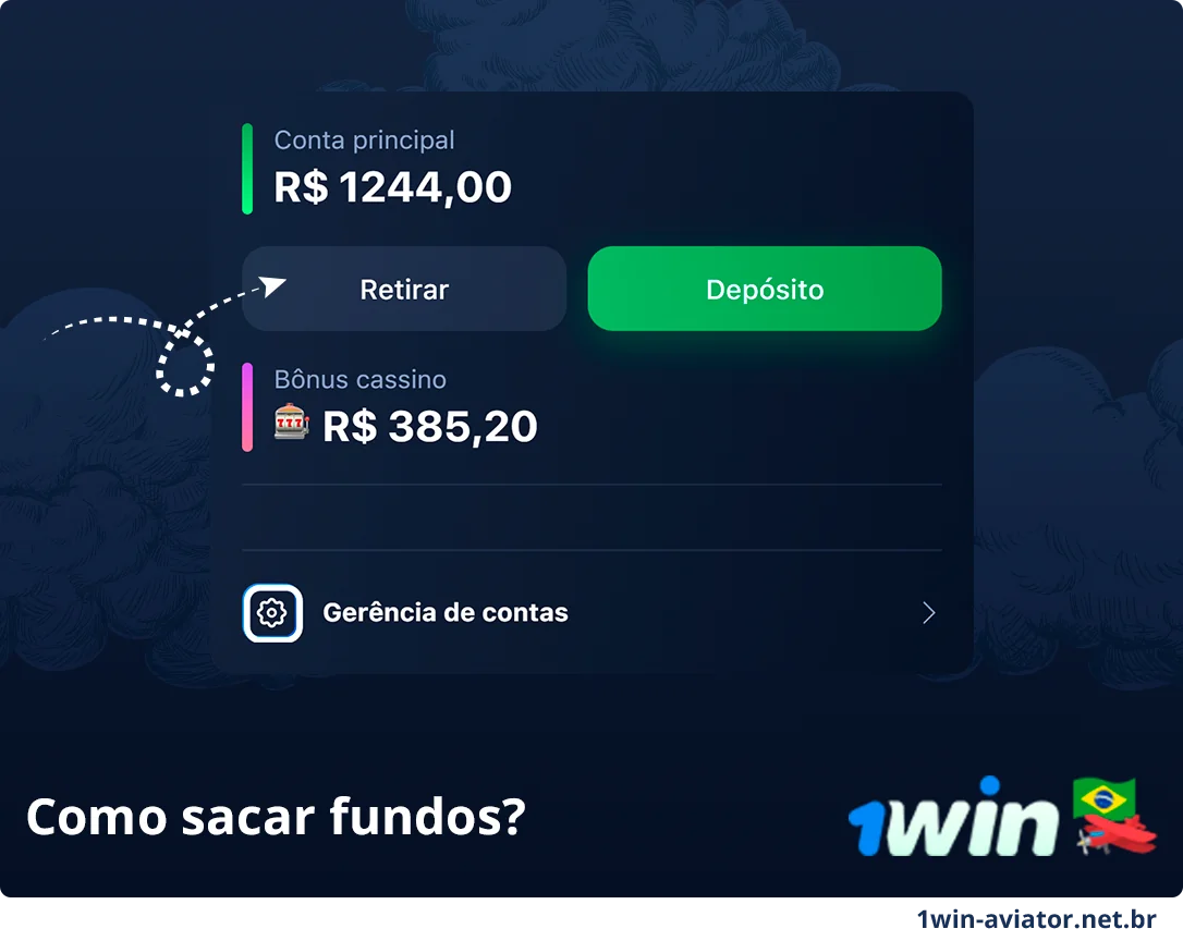 Como sacar dinheiro do 1Win Aviator - Instruções para jogadores brasileiros